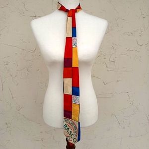 Vintage Tabasco Jewel Tones Silk Tie